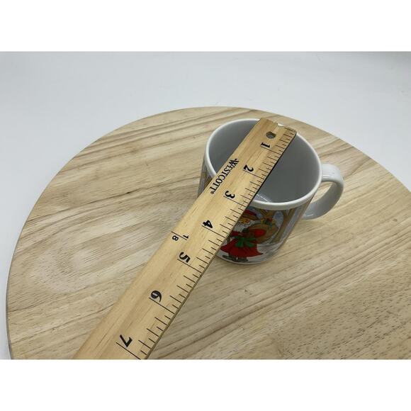 Vintage 1990 Grant Howard Associates Santa Christmas Mug Ceramic Cup Coffee - Picture 5 of 6